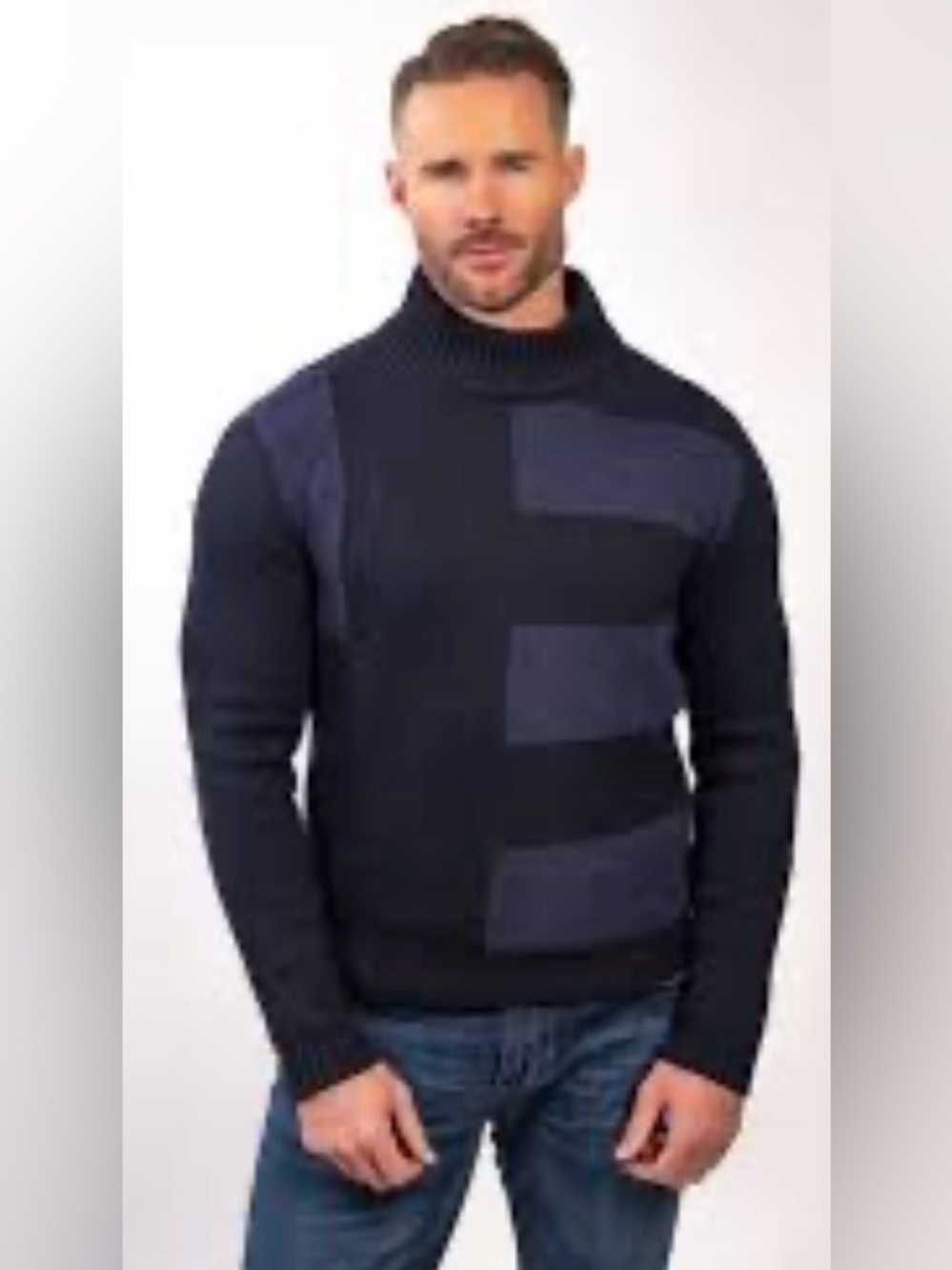 Robert Comstock 100% Cashmere BOUCLE SWEATER SZ L